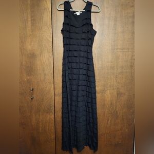 Elegant Black Sleeveless Maxi Dress
